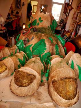 Giant's Foot created by myself and Tracey Parr Giants Foot Willow and Tissue